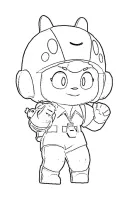 Brawl Stars kleurplaat 5